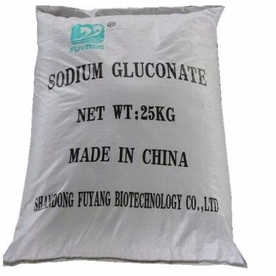 Mélange concret de réducteur de l'eau de gluconate du sodium C6H11NaO7 de 98% pour le nettoyage industriel
