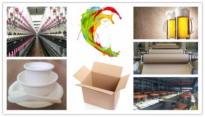 Fécule de maïs de bonne qualité d'approvisionnement d'usine pour les moulins à papier